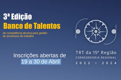 No momento você está vendo Corregedoria abre as inscrições para a 3ª Edição do Banco de Talentos