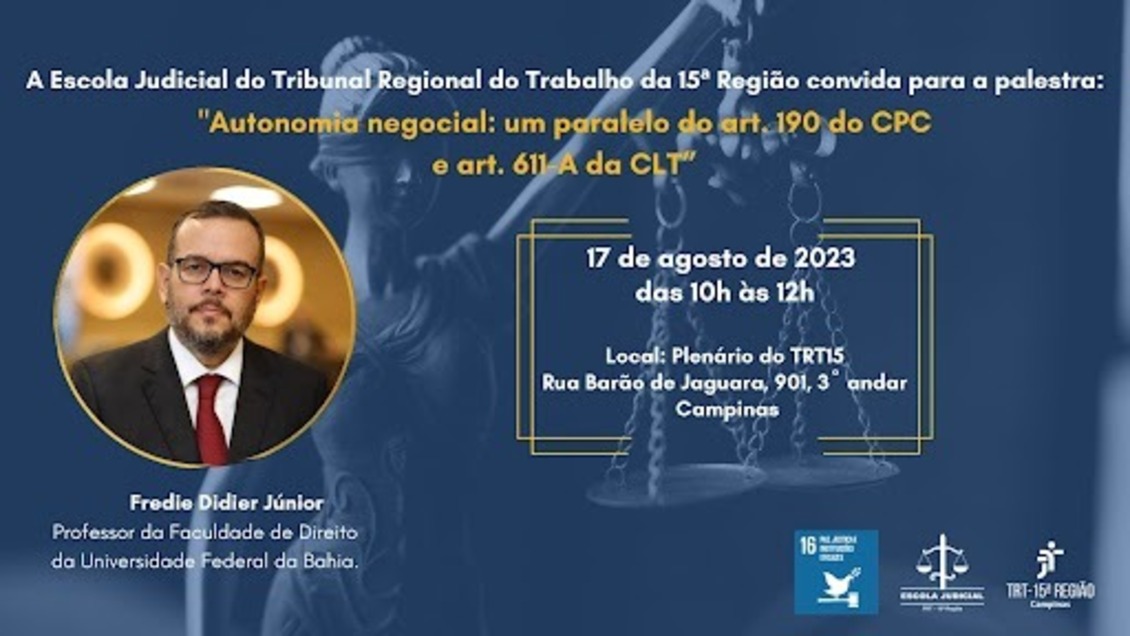 Leia mais sobre o artigo EJud promove debate sobre autonomia nas negociações coletivas de trabalho