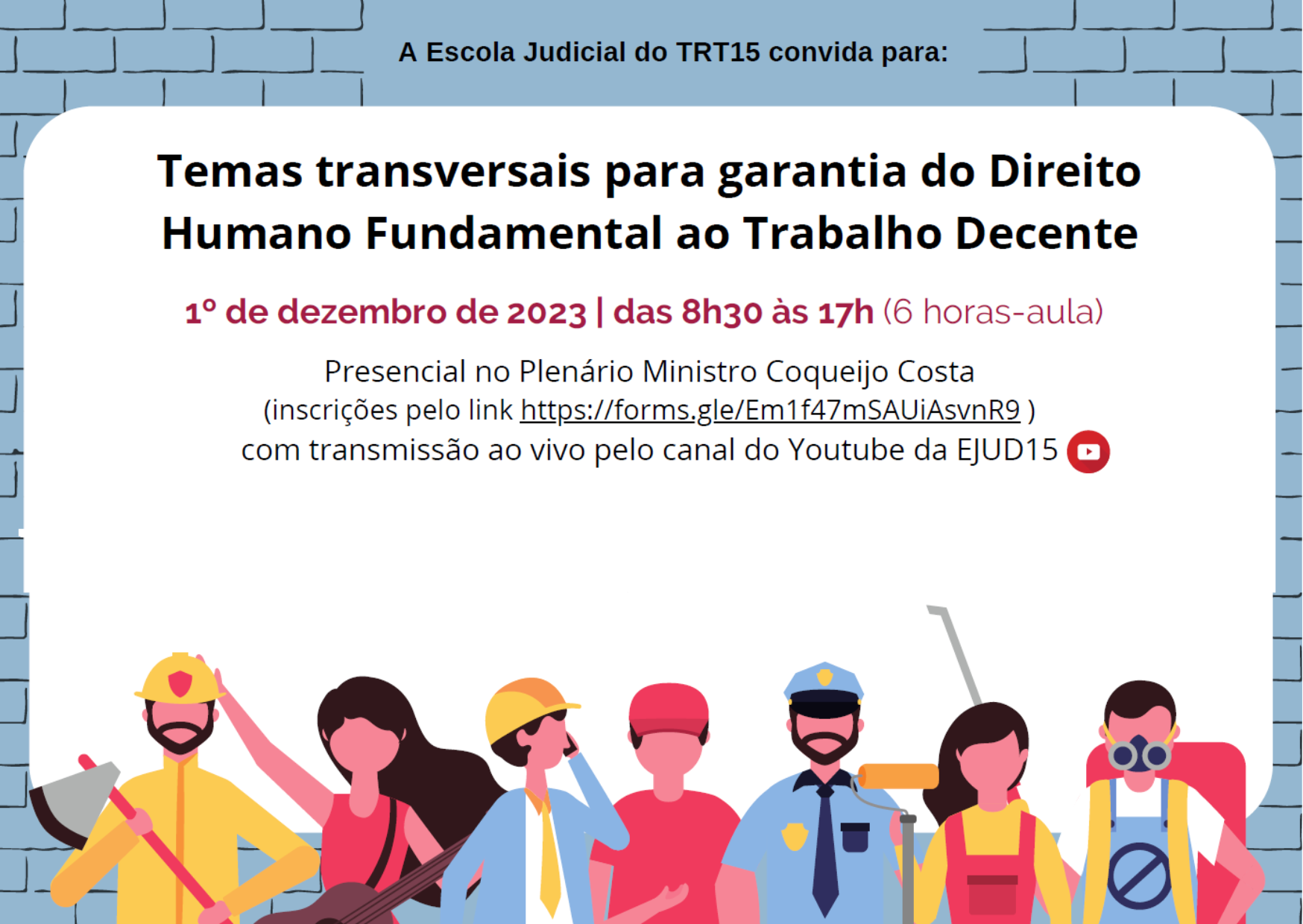 No momento você está vendo Seminário no TRT-15 debate direitos humanos e trabalho decente