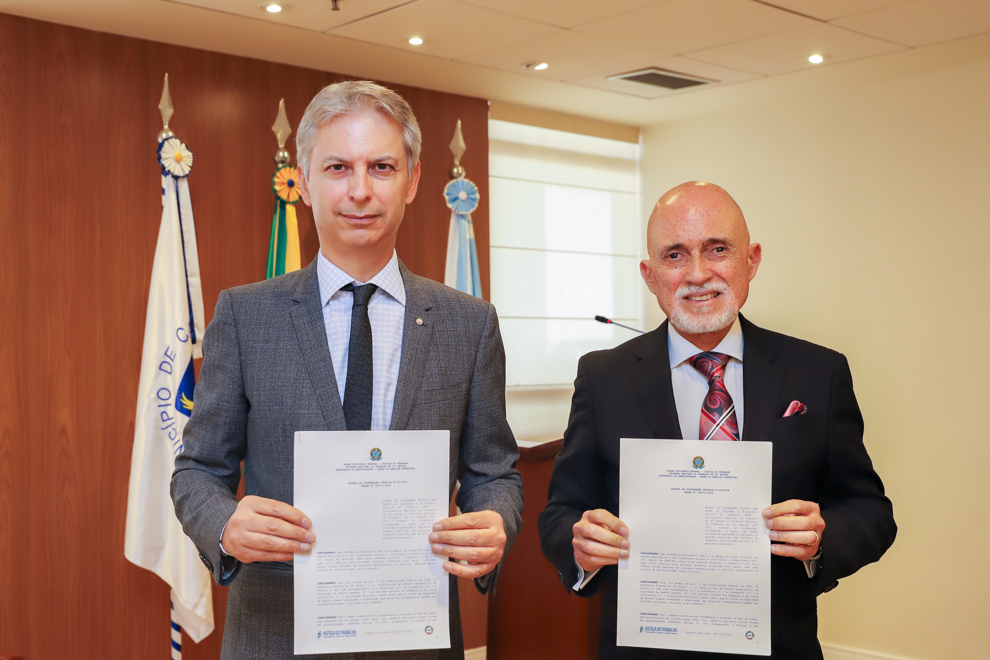 No momento você está vendo TRT-15 e MPT-15 assinam Acordo de Cooperação Técnica de combate ao assédio eleitoral