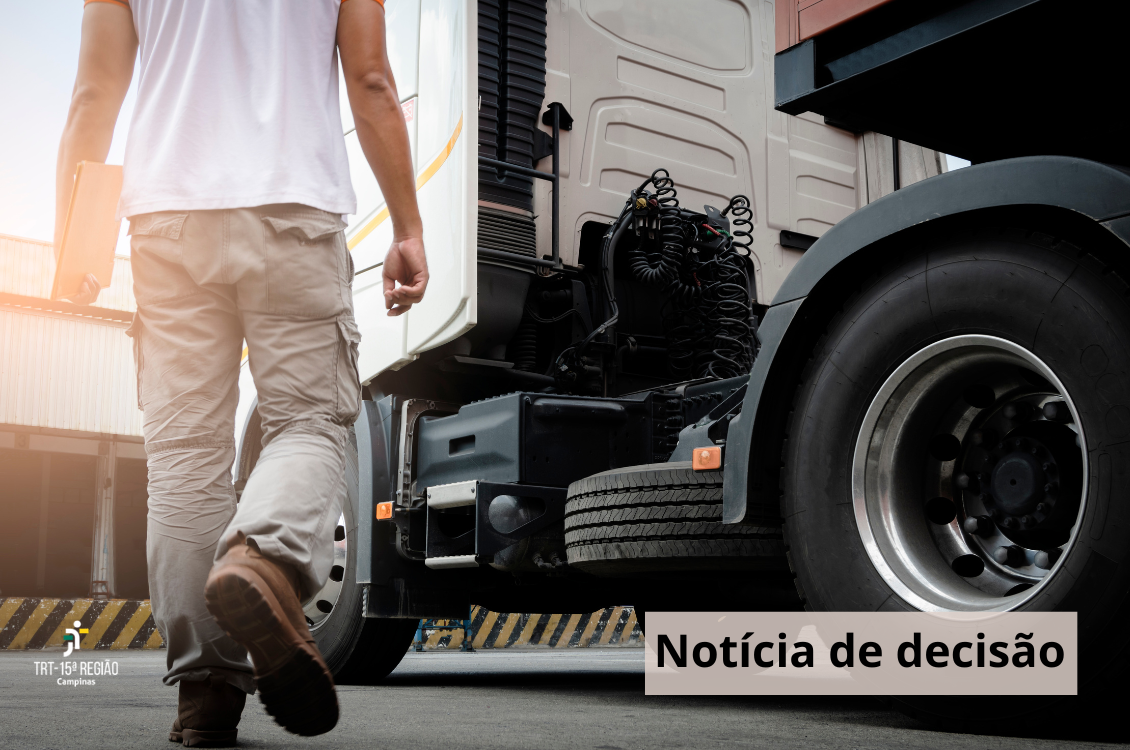 No momento você está vendo 10ª Câmara determina indenização a trabalhador que caiu do caminhão