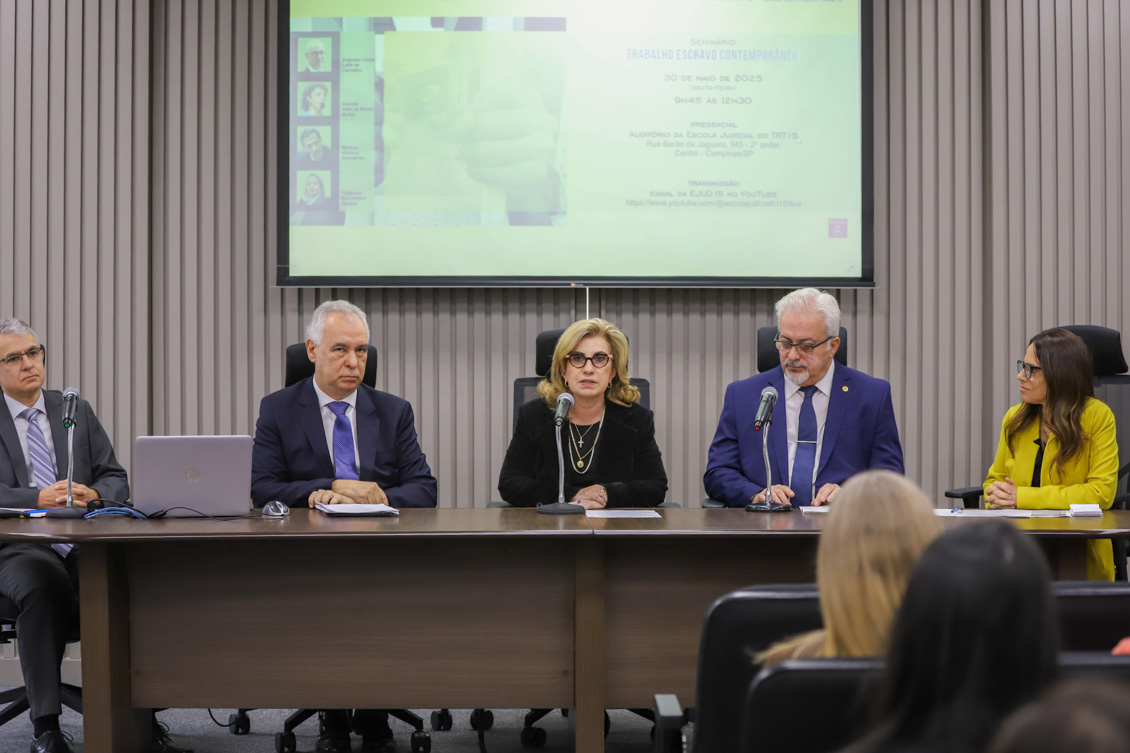 No momento você está vendo TRT-15 promove seminário sobre trabalho escravo contemporâneo e reforça combate a violações de direitos humanos