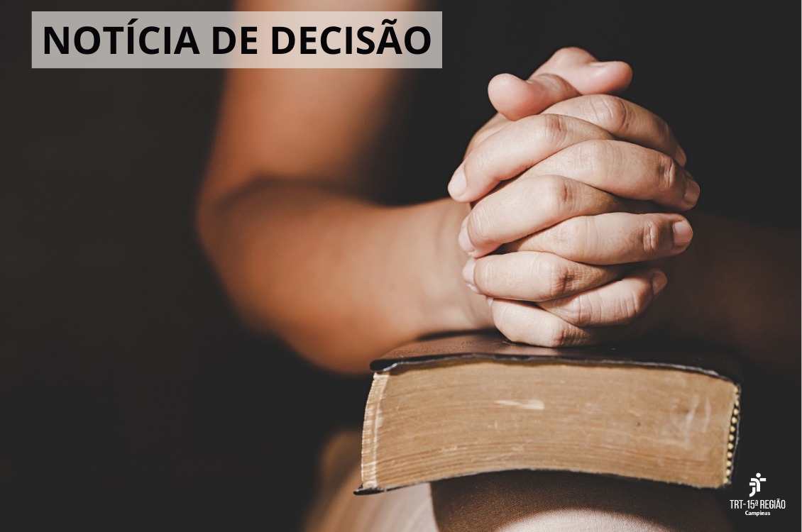 No momento você está vendo 8ª Câmara reconhece vínculo de emprego entre igreja e esposa de pastor