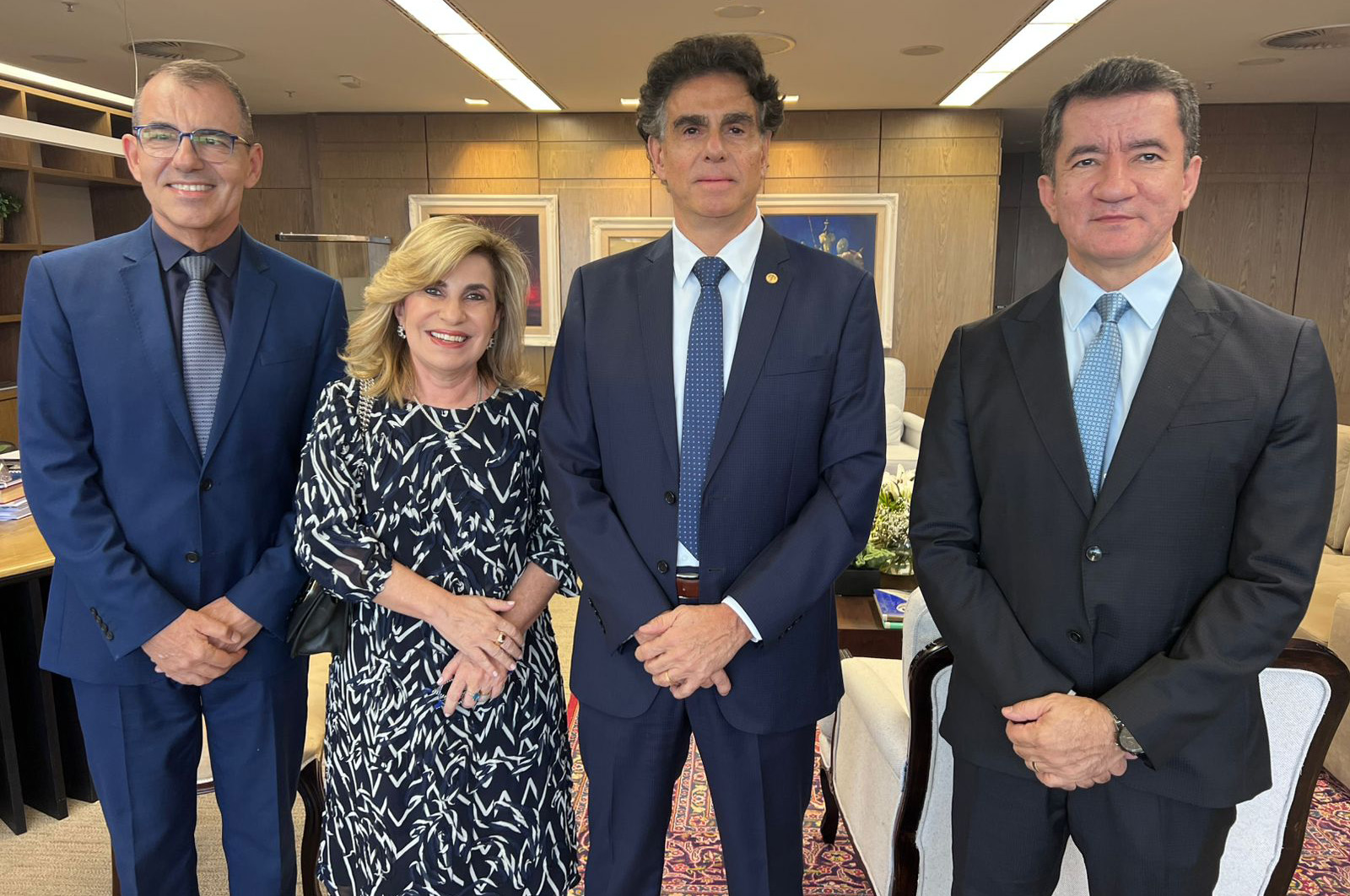 No momento você está vendo Comitiva do TRT-15 acompanha posse da nova direção do TST em Brasília