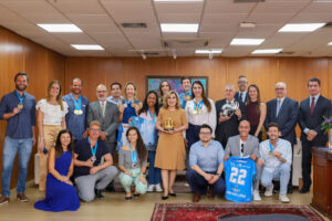Leia mais sobre o artigo Delegação Quinzê visita a Presidência do TRT-15 para celebrar desempenho nas Olimpíadas do Judiciário