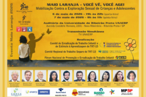 Leia mais sobre o artigo “Você vê, você age!”: TRT-15 promove seminário contra a exploração sexual infantil nos dias 6 e 7 de maio