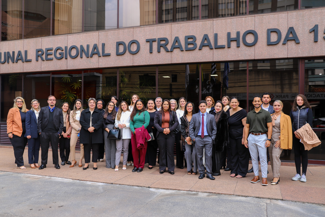 No momento você está vendo TRT-15 recebe visita de estudantes da Anhanguera, Faceb e Unianchieta