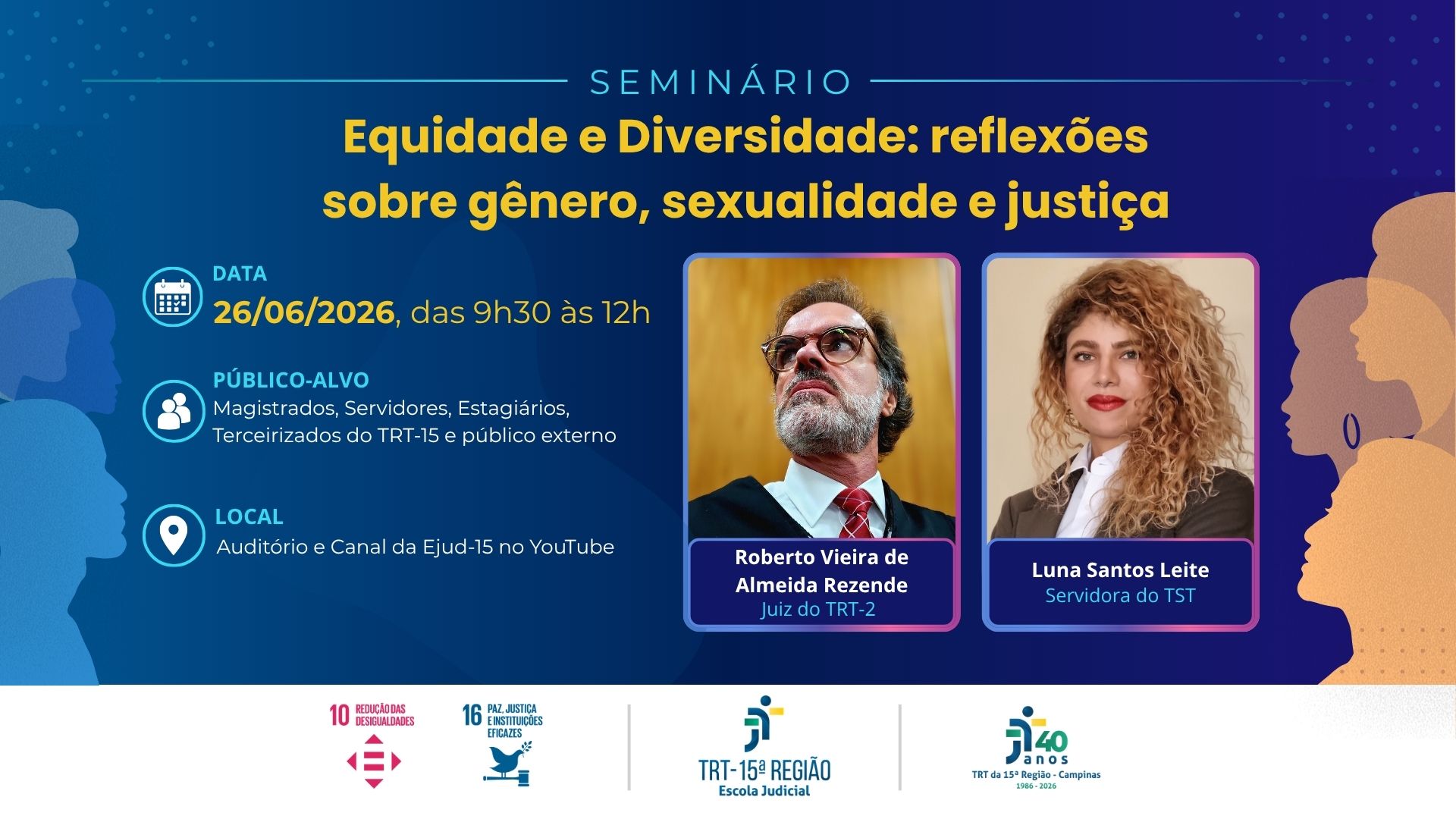 No momento você está vendo Ejud-15 e Subcomitê de Equidade promovem seminário sobre diversidade e inclusão