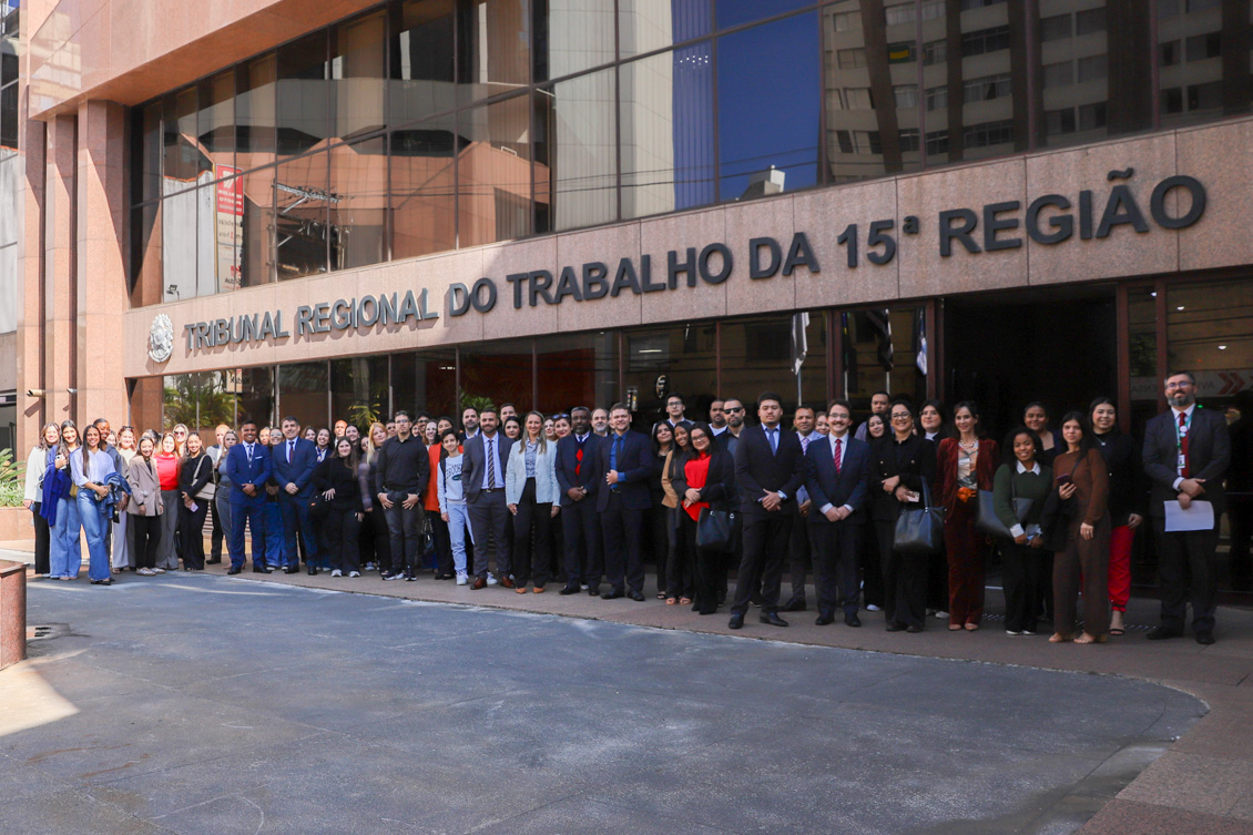 No momento você está vendo TRT-15 recebe visita de estudantes da Anhanguera, FADITU e USF