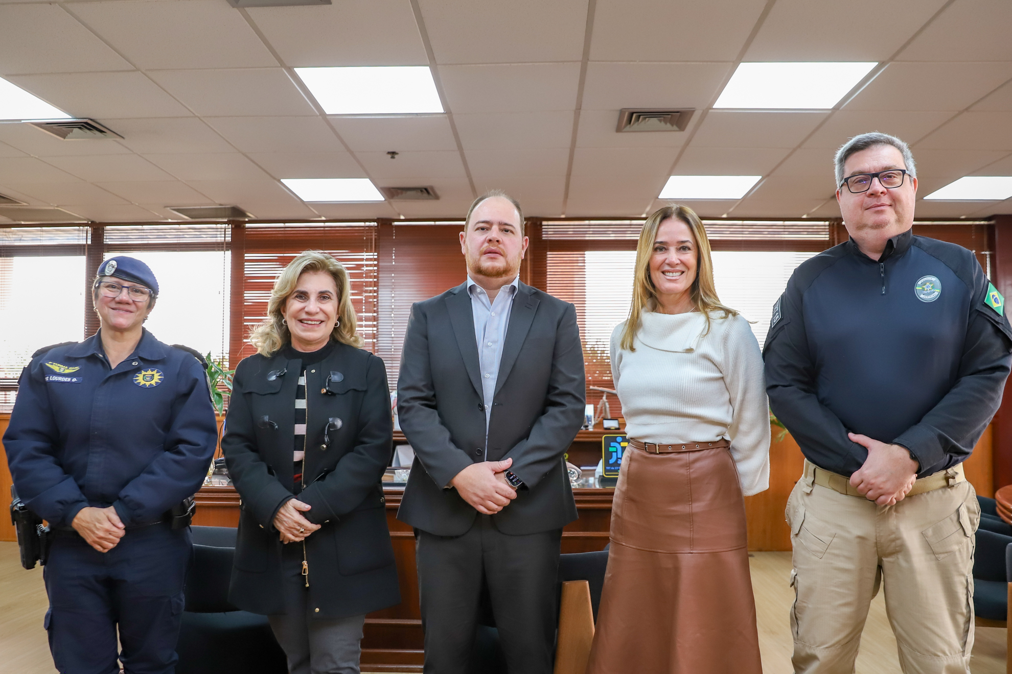 No momento você está vendo Presidência do TRT-15 recebe visita de representantes da Segurança Pública de Campinas