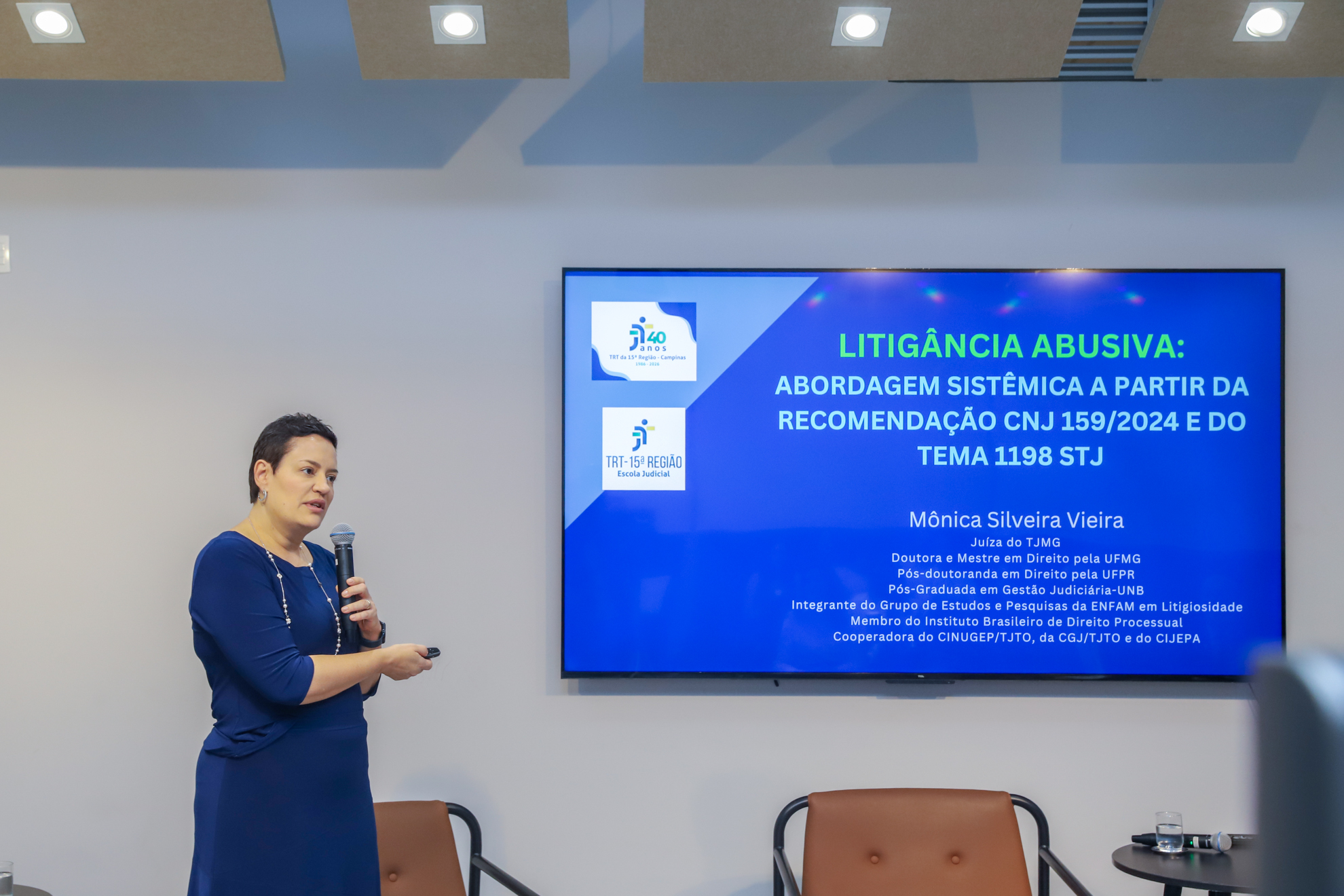 No momento você está vendo Litigância abusiva e seus impactos na prestação jurisdicional são debatidos em palestra no Co.Labora 15