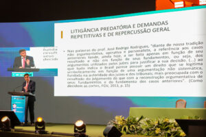 Leia mais sobre o artigo Presidente do TST, ministro Luiz Philippe, fala sobre litigância predatória em conferência de abertura