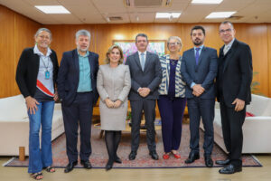 Leia mais sobre o artigo Presidência recebe visita do Sindiquinze e Assojaf-15 para discutir de provimento de 44 cargos